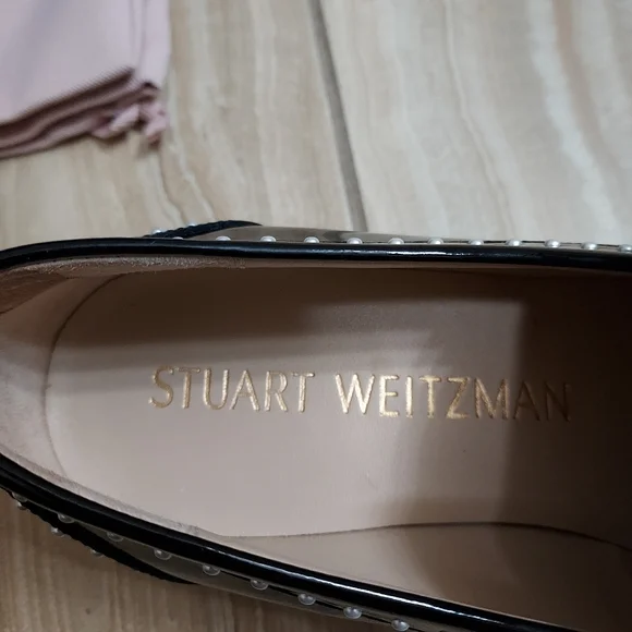 Stuart Weitzman Pearl Parker Patent Leather Chunky Loafer - Picture 6 of 11